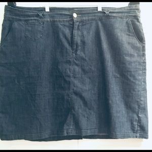 CJ Banks Jean Straight Skirt